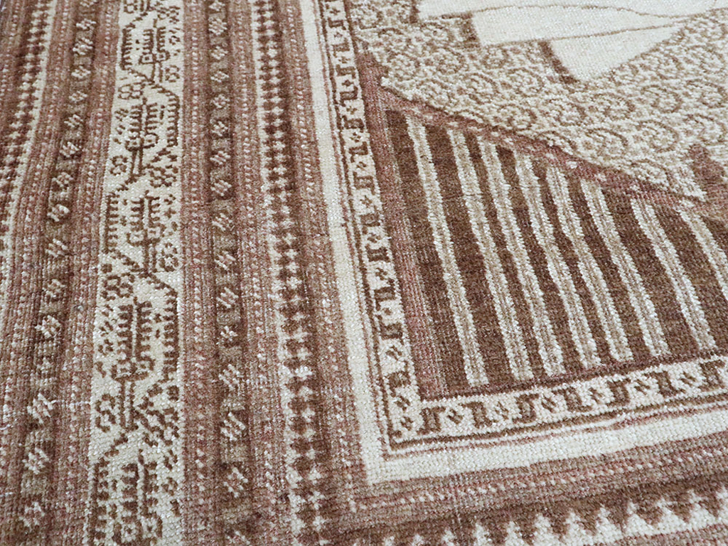 Antique Persian Tabriz Pictorial Rug (Pair: 1 of 2), No.11455 - Galerie Shabab