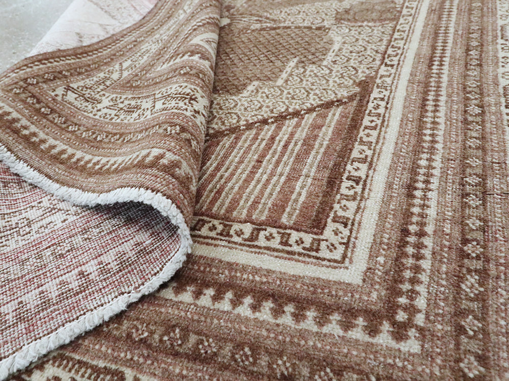 Antique Persian Tabriz Pictorial Rug (Pair: 1 of 2), No.11455 - Galerie Shabab