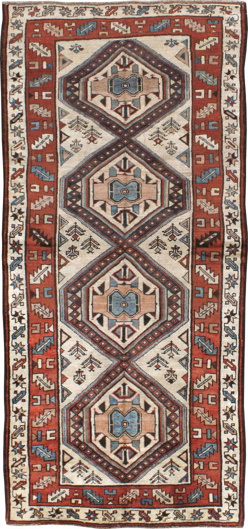 Antique Persian Serab Gallery Rug, No.11459 - Galerie Shabab
