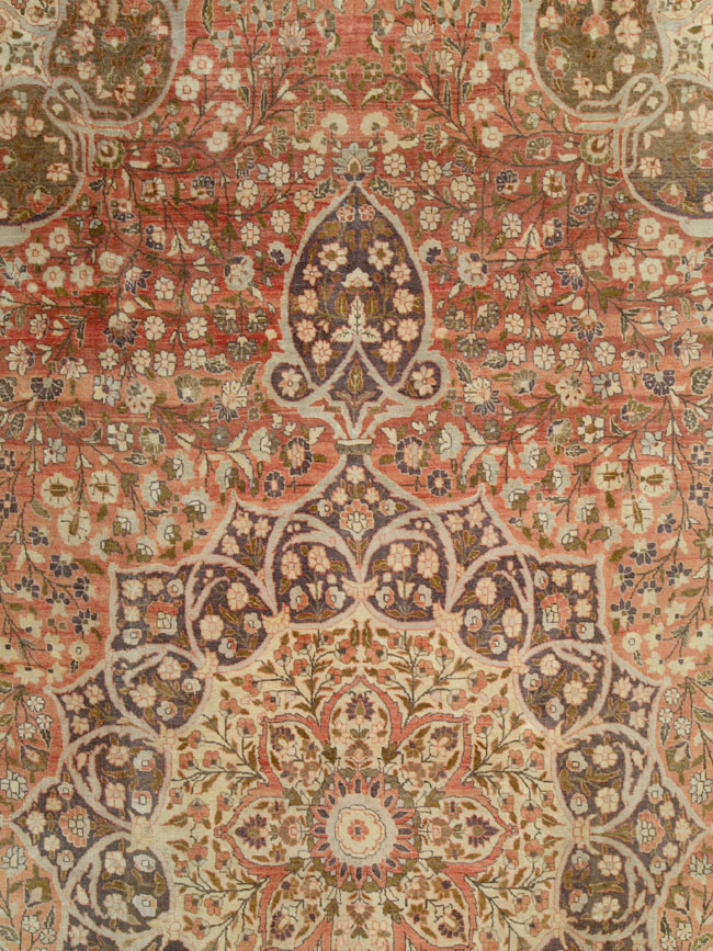 Antique Persian Tabriz Carpet, No.11500 - Galerie Shabab