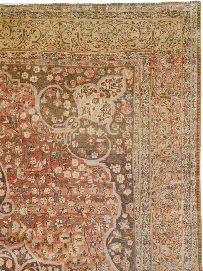 Antique Persian Tabriz Carpet, No.11500 - Galerie Shabab