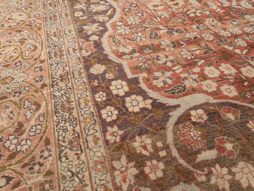 Antique Persian Tabriz Carpet, No.11500 - Galerie Shabab