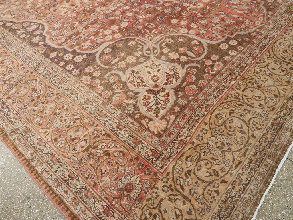 Antique Persian Tabriz Carpet, No.11500 - Galerie Shabab