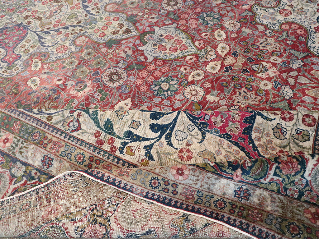 Antique Persian Tabriz Carpet, No.11514 - Galerie Shabab