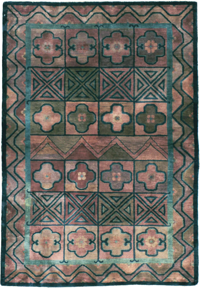 Antique Art Deco Rug, No.11537 - Galerie Shabab