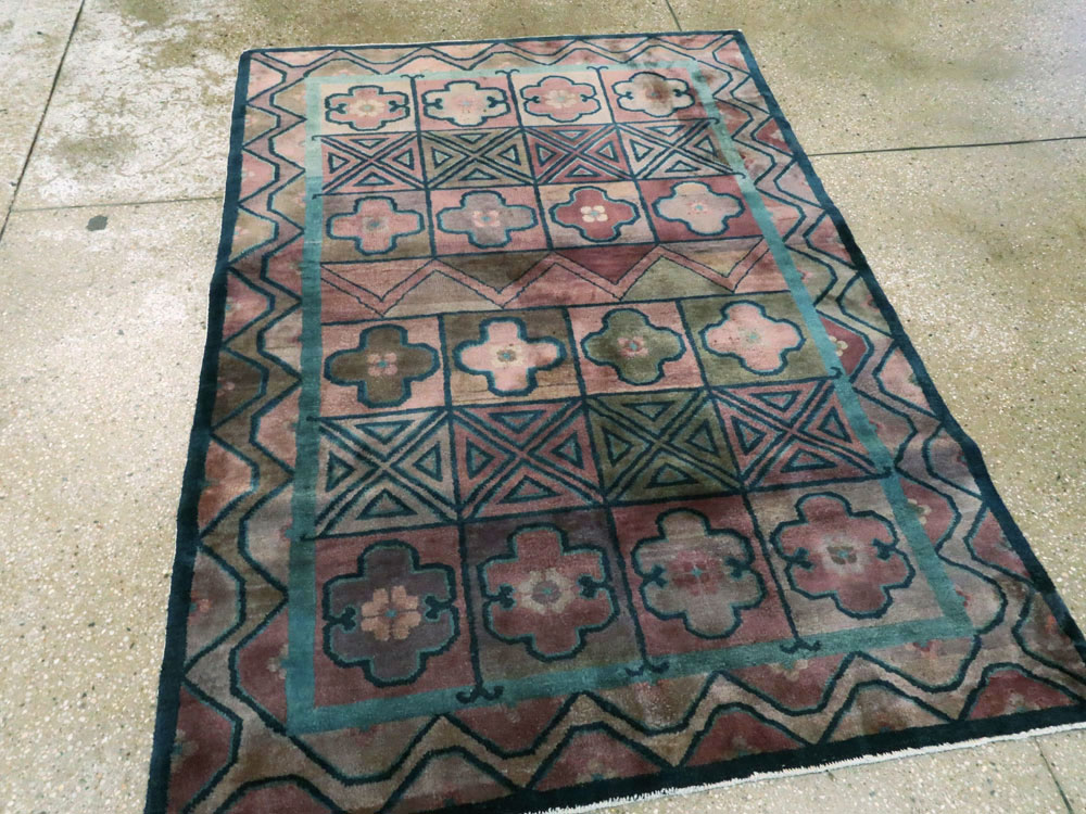 Antique Art Deco Rug, No.11537 - Galerie Shabab