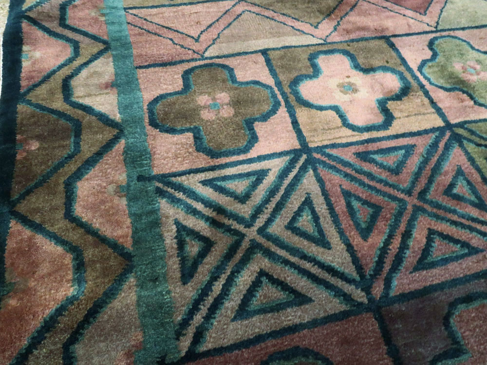 Antique Art Deco Rug, No.11537 - Galerie Shabab