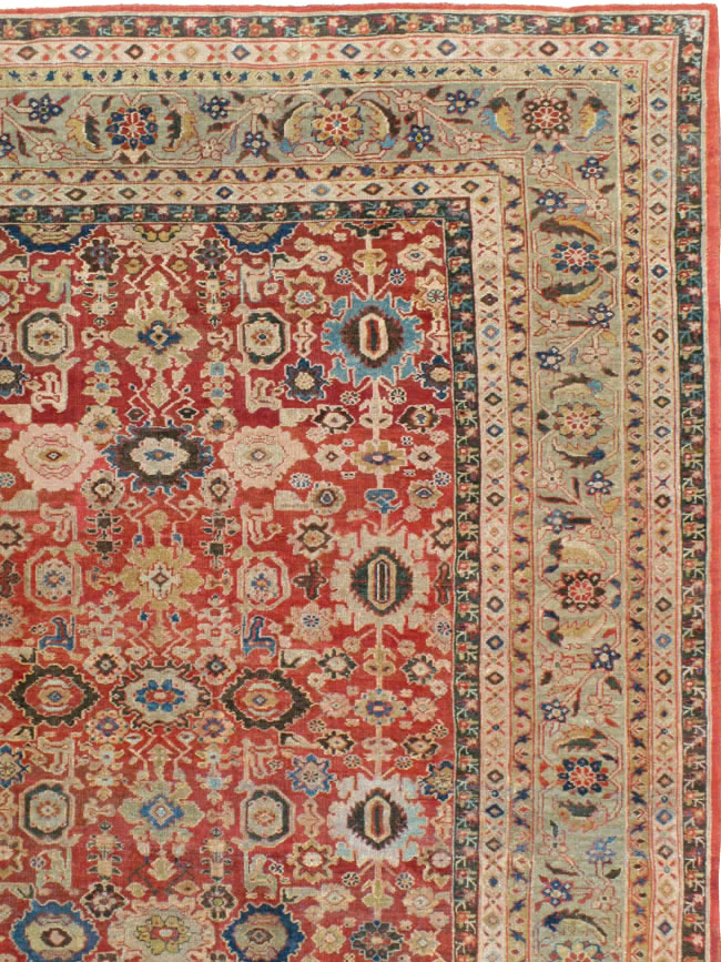 Antique Persian Mahal Carpet, No.11541 - Galerie Shabab