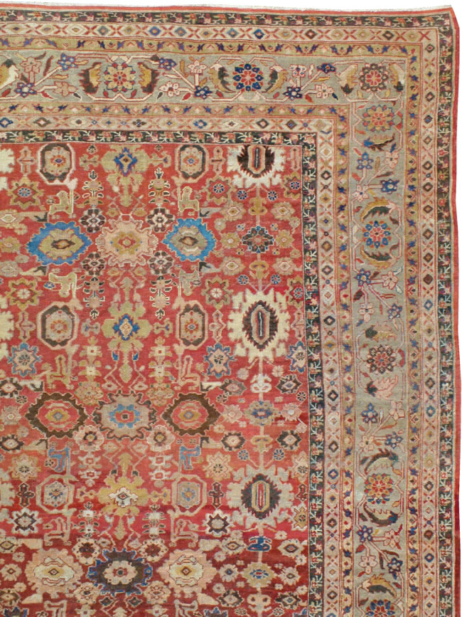 Antique Persian Mahal Carpet, No.11541 - Galerie Shabab