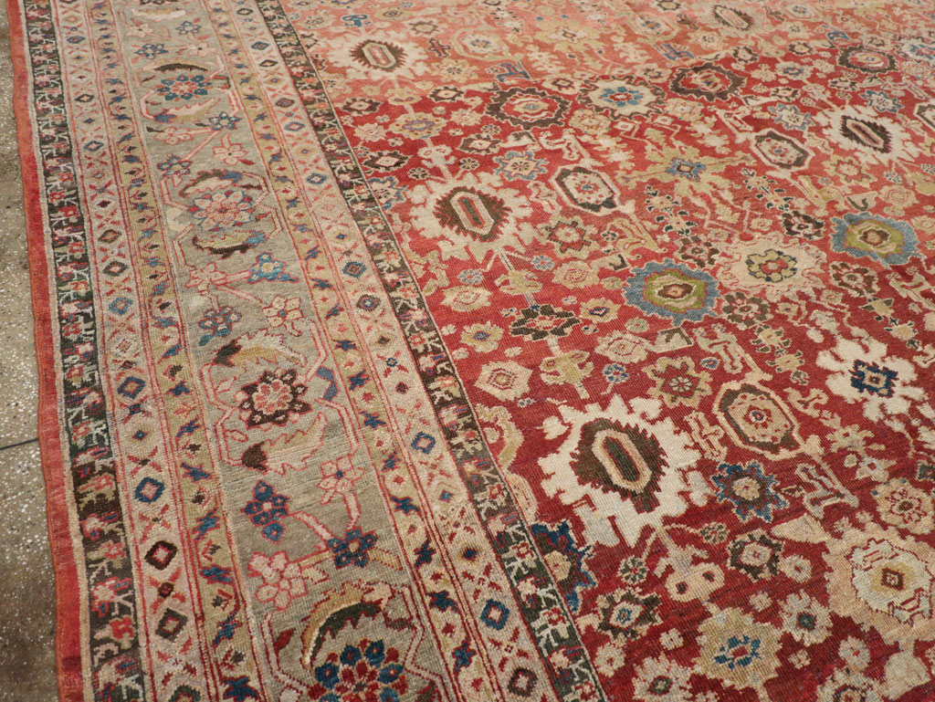 Antique Persian Mahal Carpet, No.11541 - Galerie Shabab