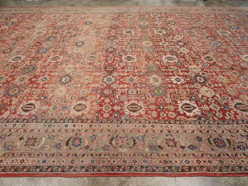 Antique Persian Mahal Carpet, No.11541 - Galerie Shabab