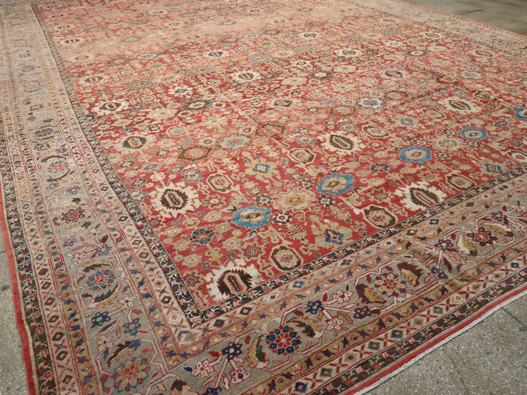 Antique Persian Mahal Carpet, No.11541 - Galerie Shabab