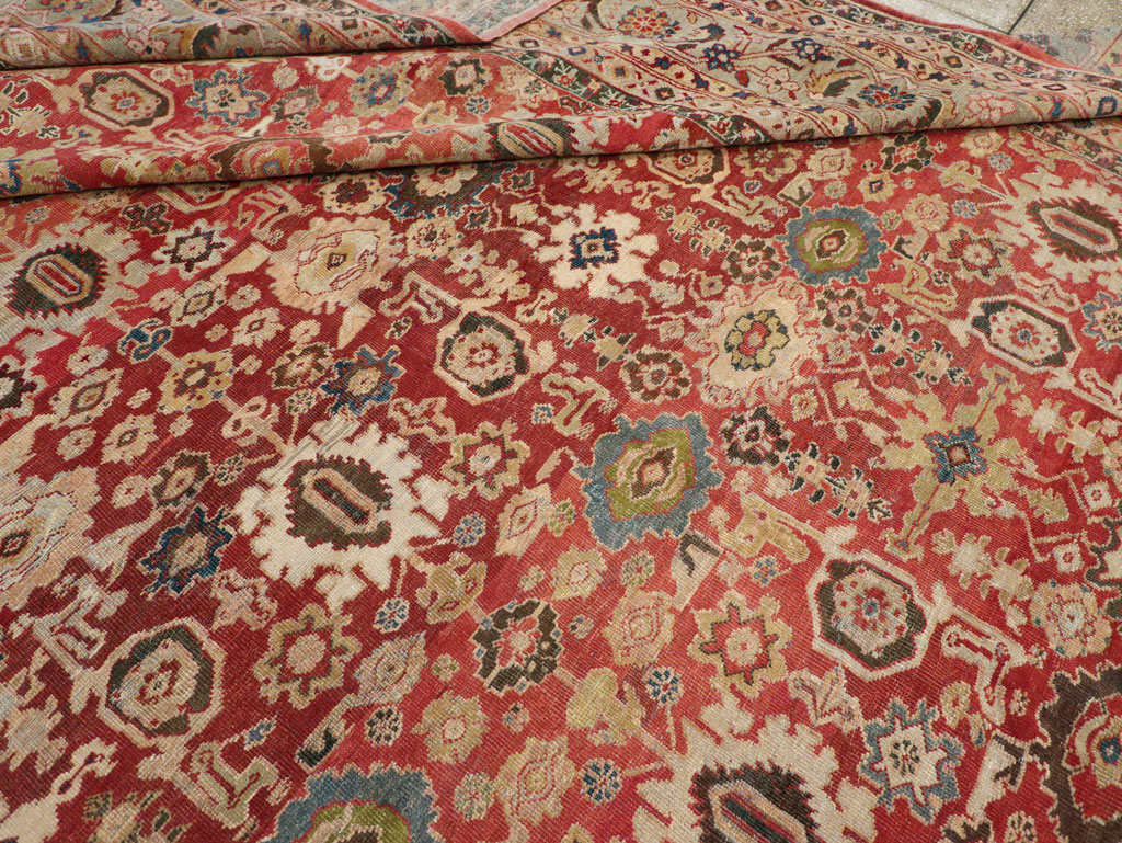 Antique Persian Mahal Carpet, No.11541 - Galerie Shabab