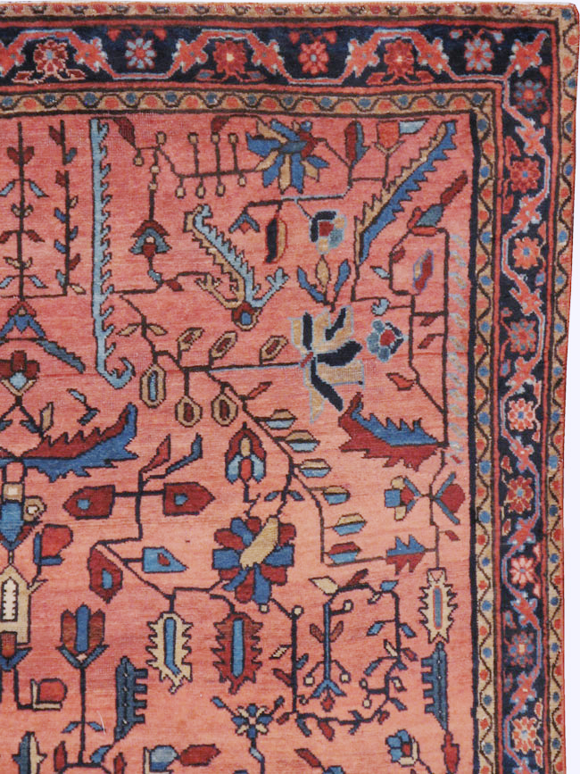 Antique Persian Sarouk Mohajeran Rug, No.11546 - Galerie Shabab