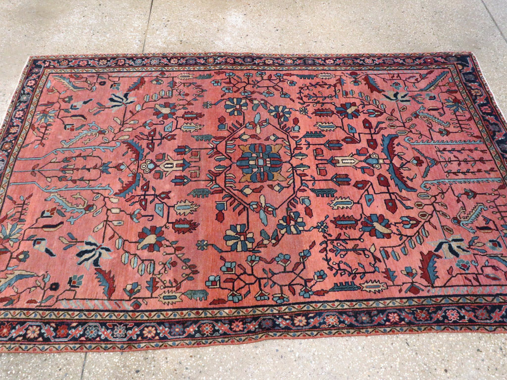 Antique Persian Sarouk Mohajeran Rug, No.11546 - Galerie Shabab