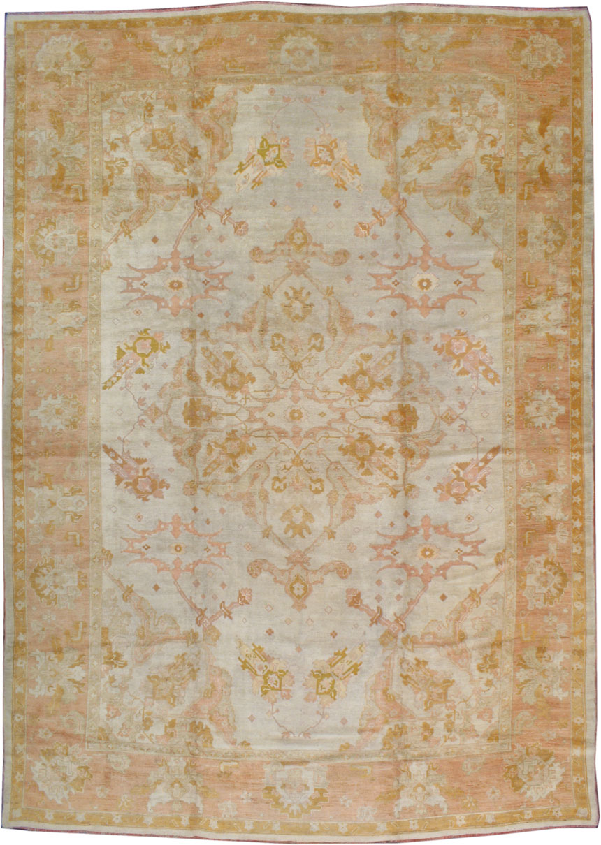 An Oushak Carpet, No.11636 - Galerie Shabab