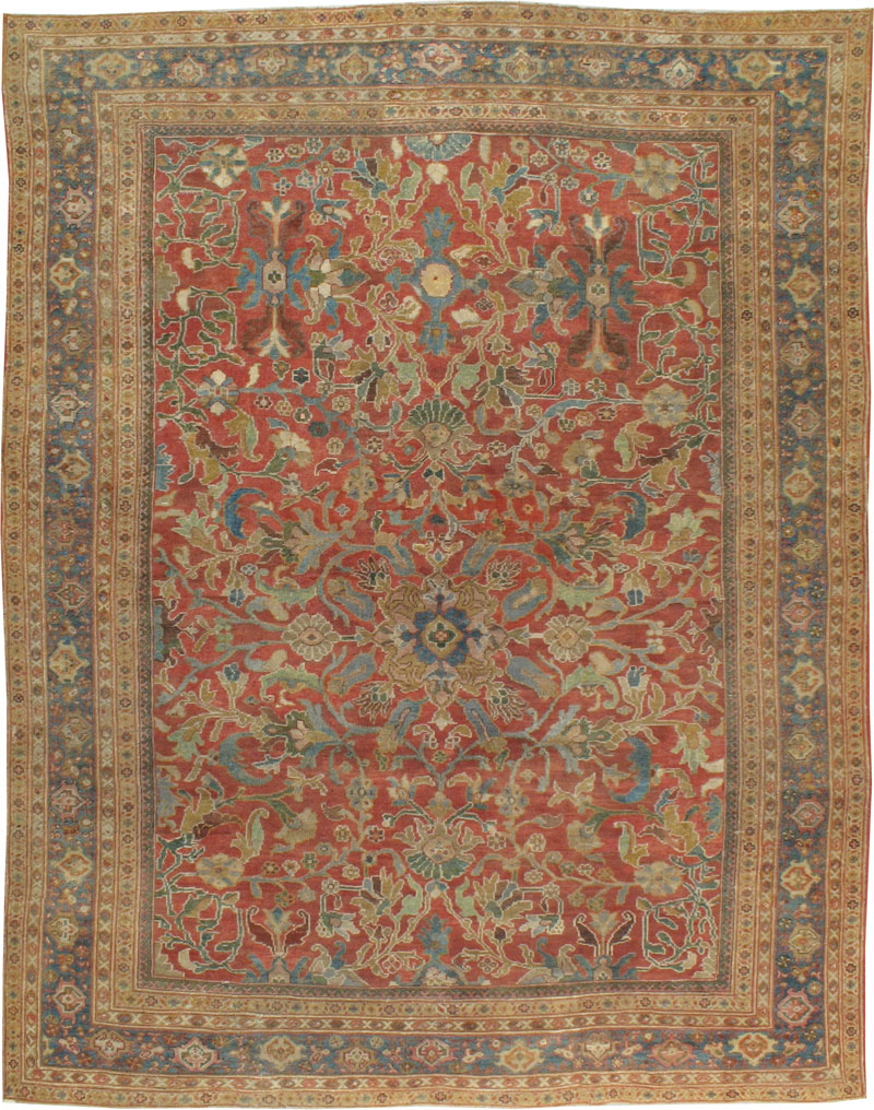 Antique Persian Mahal Carpet, No.11644 - Galerie Shabab