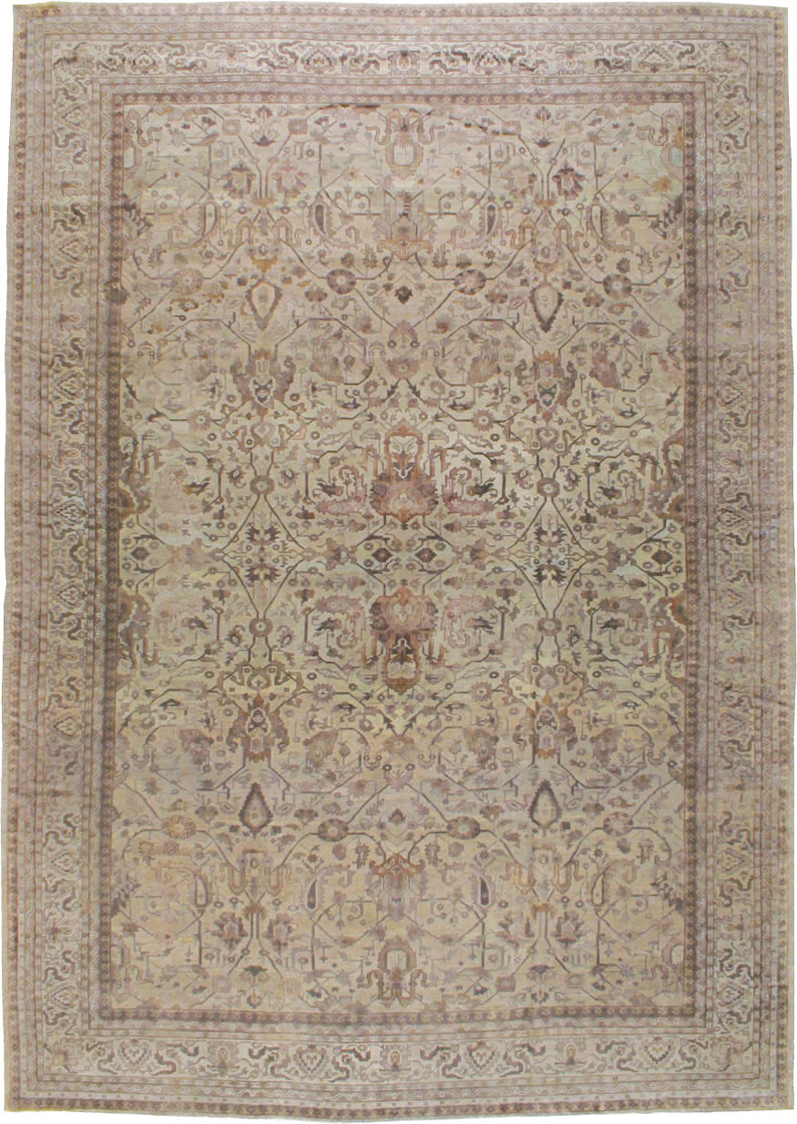 A Oushak Carpet, No.11655 - Galerie Shabab