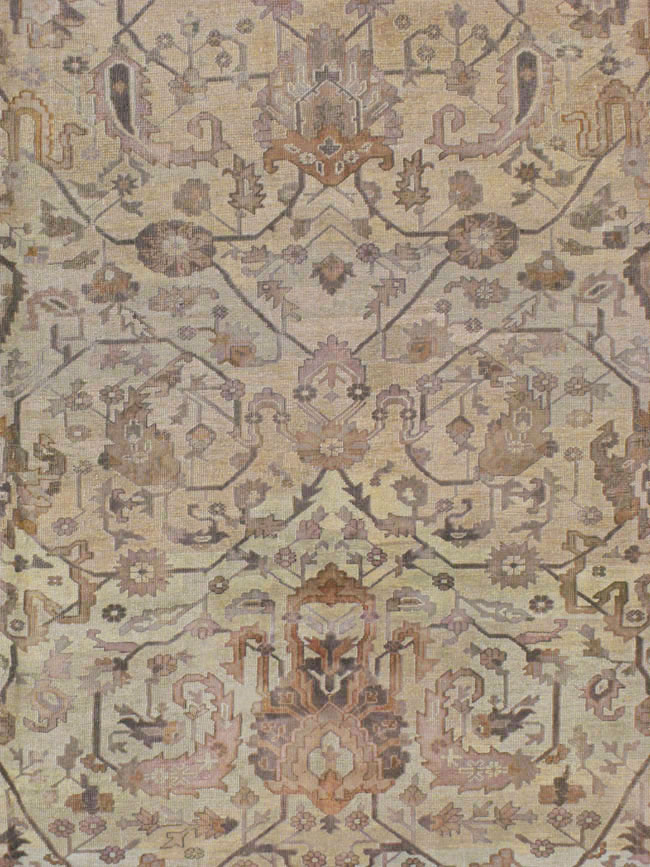 A Oushak Carpet, No.11655 - Galerie Shabab