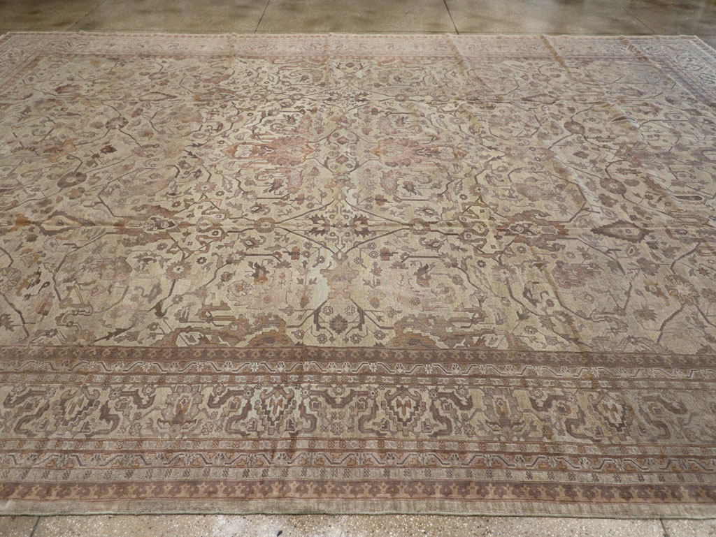 A Oushak Carpet, No.11655 - Galerie Shabab