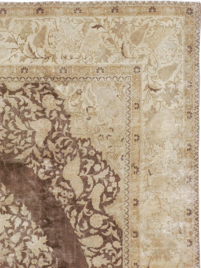 Vintage Persian Tabriz Carpet, No.11675 - Galerie Shabab