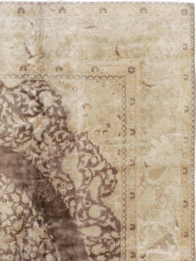 Vintage Persian Tabriz Carpet, No.11675 - Galerie Shabab