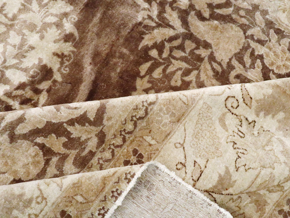 Vintage Persian Tabriz Carpet, No.11675 - Galerie Shabab