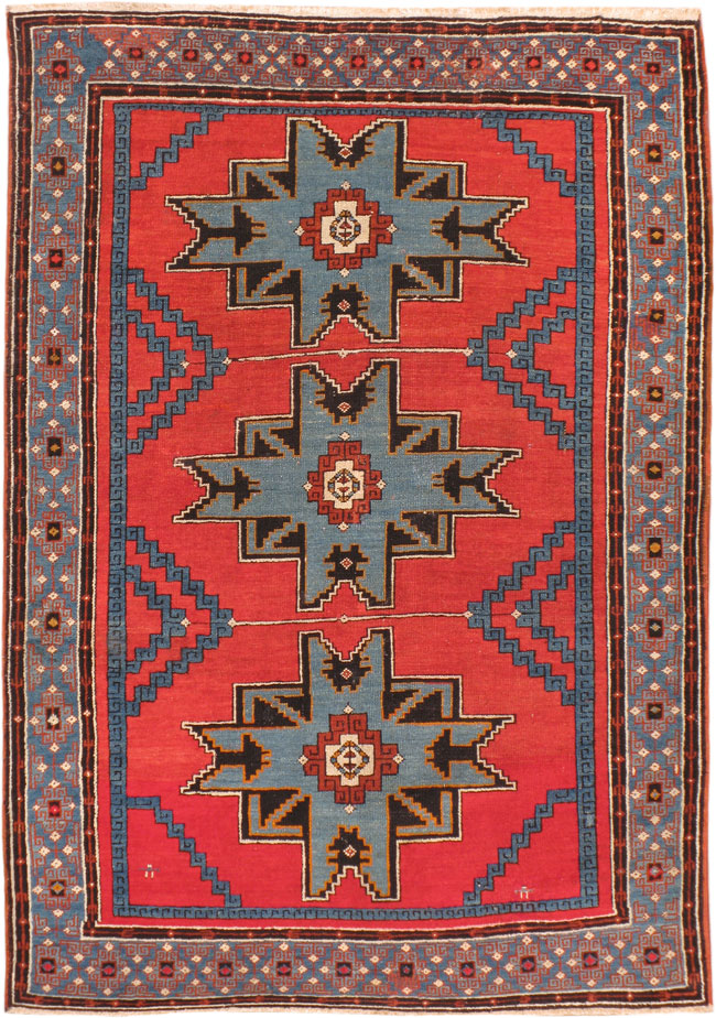 Antique Caucasian Shirvan Rug, No.11686 - Galerie Shabab
