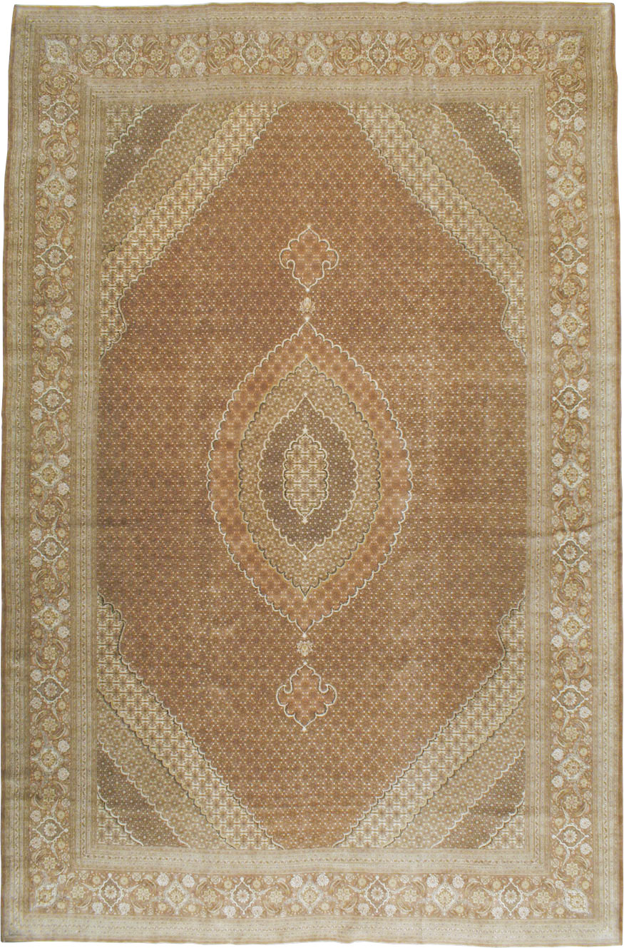Vintage Persian Tabriz Carpet, No.11740 - Galerie Shabab