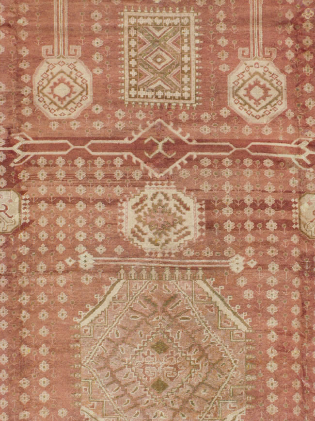 Vintage Turkish Oushak Carpet, No.11745 - Galerie Shabab