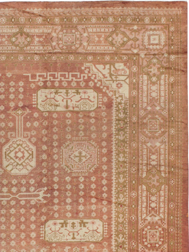 Vintage Turkish Oushak Carpet, No.11745 - Galerie Shabab