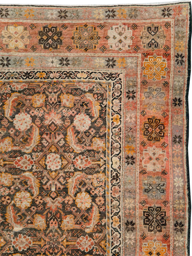 Antique Persian Mahal Gallery Rug, No.11753 - Galerie Shabab