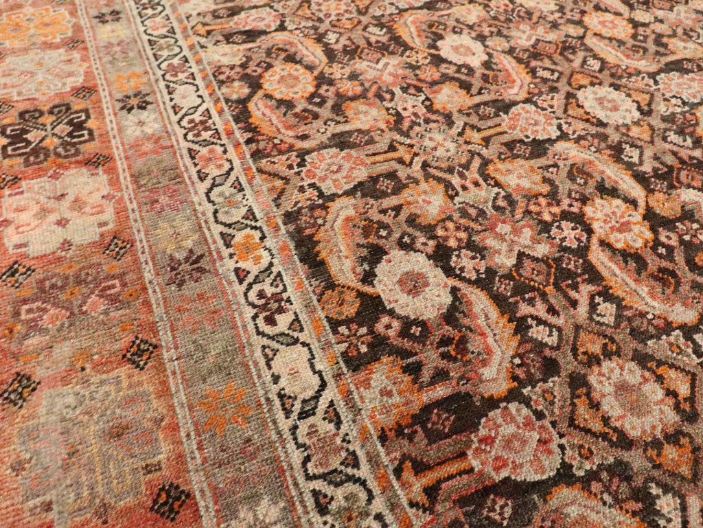 Antique Persian Mahal Gallery Rug, No.11753 - Galerie Shabab