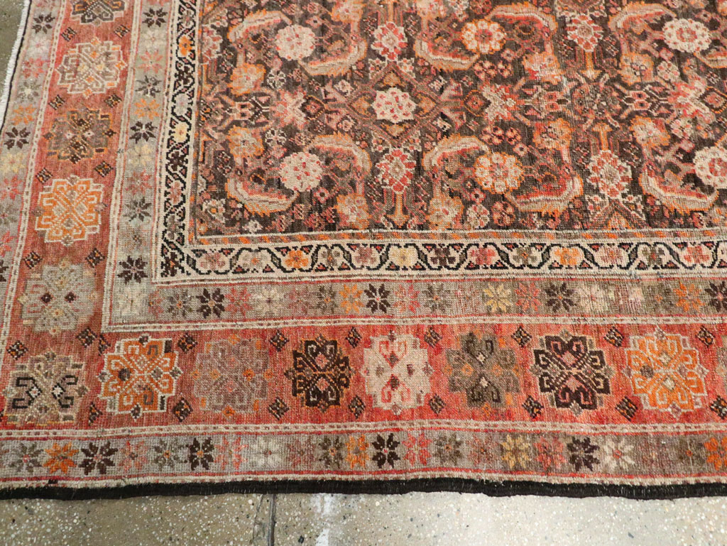 Antique Persian Mahal Gallery Rug, No.11753 - Galerie Shabab