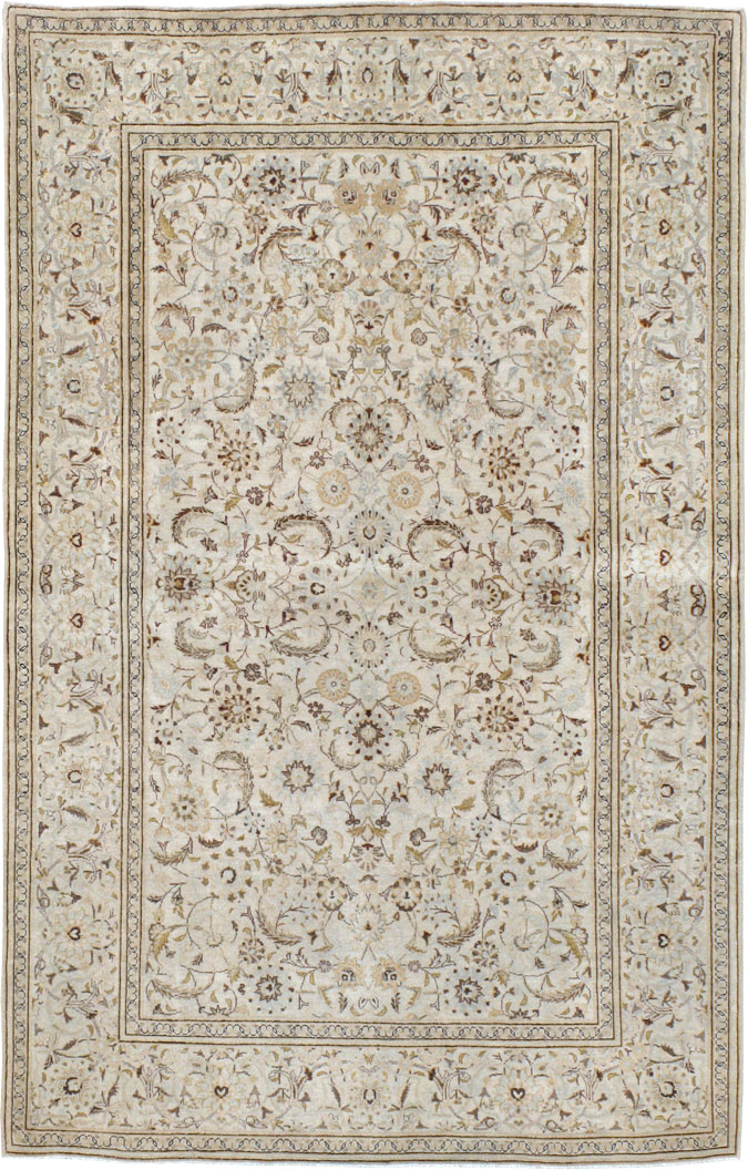 Vintage Persian Kashan Rug, No.11757 - Galerie Shabab