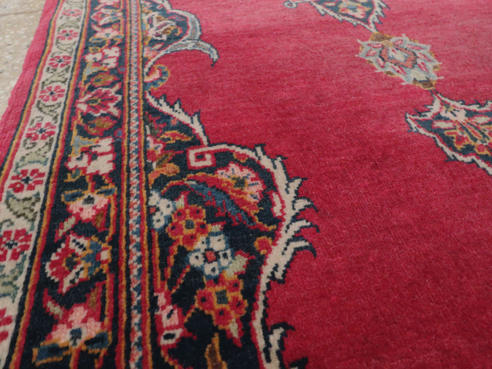 Vintage Persian Kashan Rug, No.11758 - Galerie Shabab