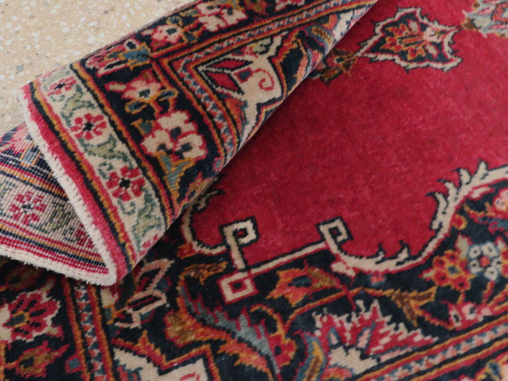 Vintage Persian Kashan Rug, No.11758 - Galerie Shabab