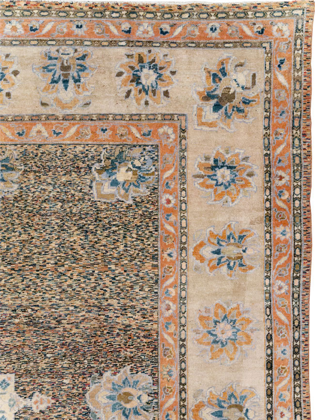 Vintage Persian Mahal Room Size Carpet, No.11759 - Galerie Shabab
