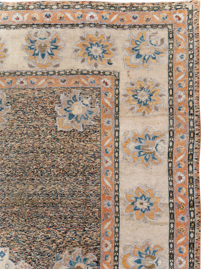 Vintage Persian Mahal Room Size Carpet, No.11759 - Galerie Shabab