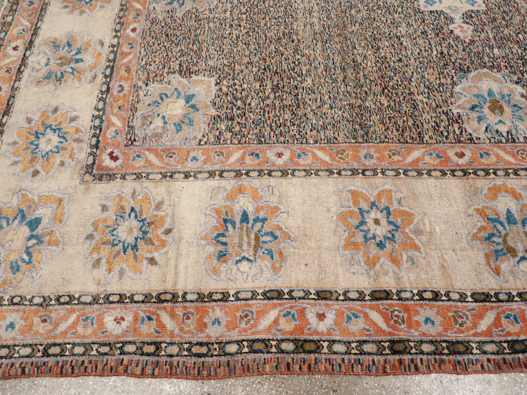 Vintage Persian Mahal Room Size Carpet, No.11759 - Galerie Shabab