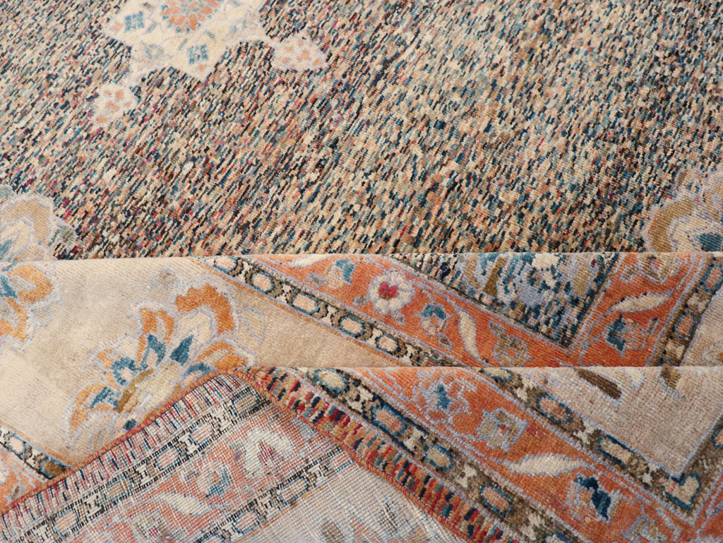 Vintage Persian Mahal Room Size Carpet, No.11759 - Galerie Shabab