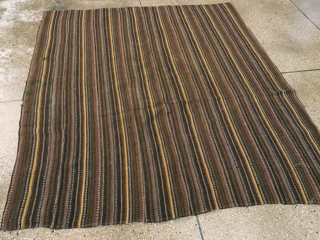 Vintage Turkish Flatweave Kilim Rug, No.11761 - Galerie Shabab