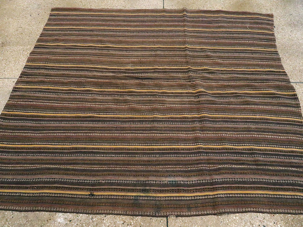 Vintage Turkish Flatweave Kilim Rug, No.11761 - Galerie Shabab
