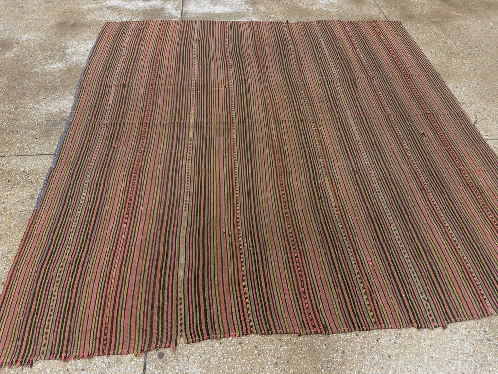 Vintage Persian Flatweave Kilim, No.11764 - Galerie Shabab