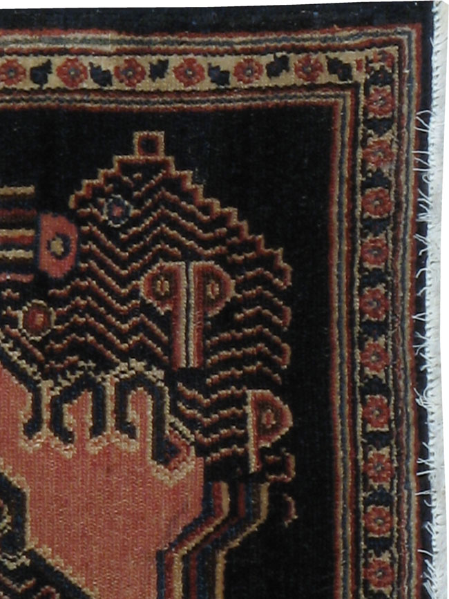 Vintage Senneh Rug, No.11769 - Galerie Shabab