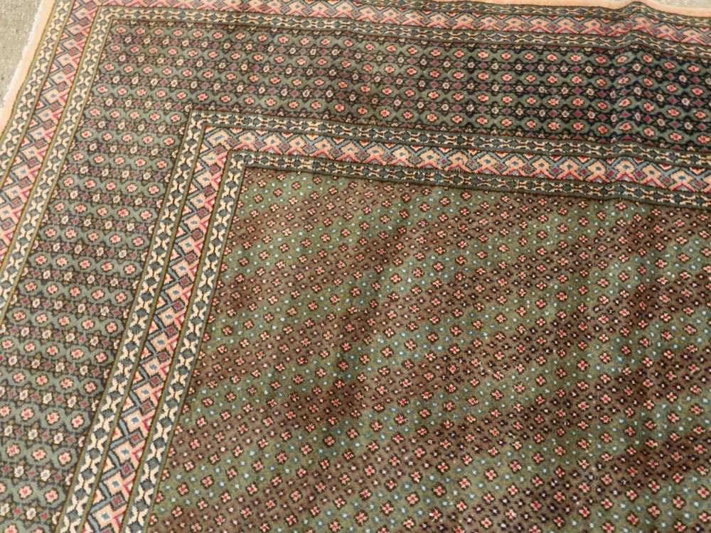 Vintage Persian Kerman Deco Carpet, No.11774 - Galerie Shabab