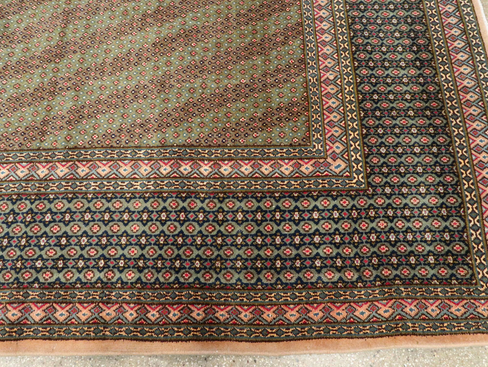 Vintage Persian Kerman Deco Carpet, No.11774 - Galerie Shabab
