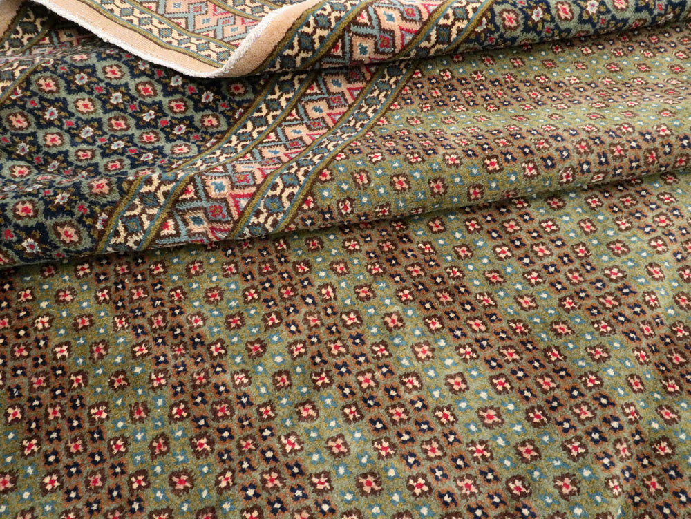 Vintage Persian Kerman Deco Carpet, No.11774 - Galerie Shabab