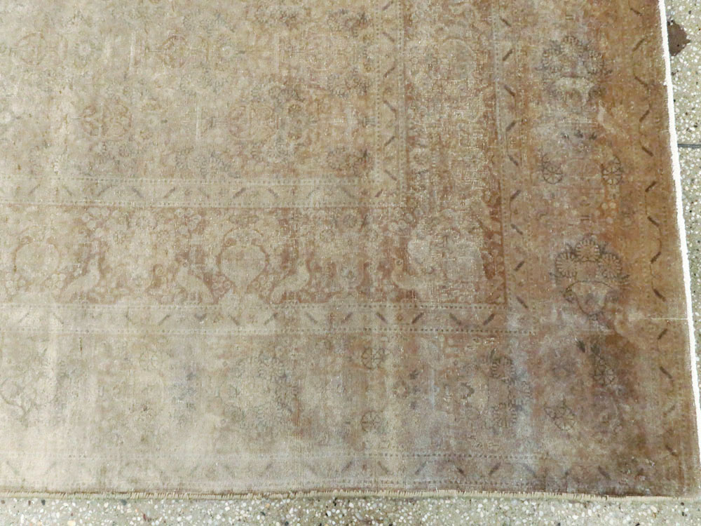 Antique Persian Tabriz Carpet, No.11786 - Galerie Shabab