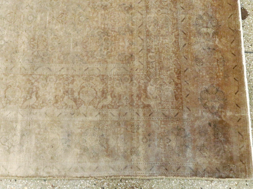 Antique Persian Tabriz Carpet, No.11786 - Galerie Shabab